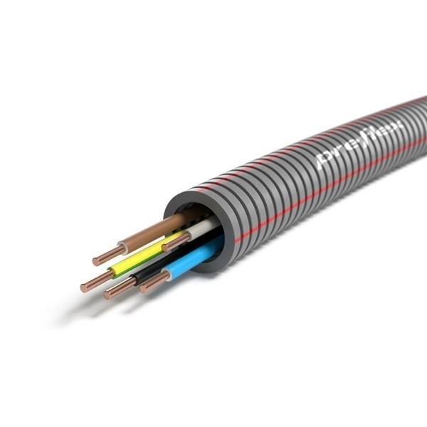 Preflex  Ø16mm met H07V-U (VOB) 3G2.5mm² kabel, Doe-het-zelf en Bouw, Ophalen, Nieuw, Overige merken, Kabel of Snoer