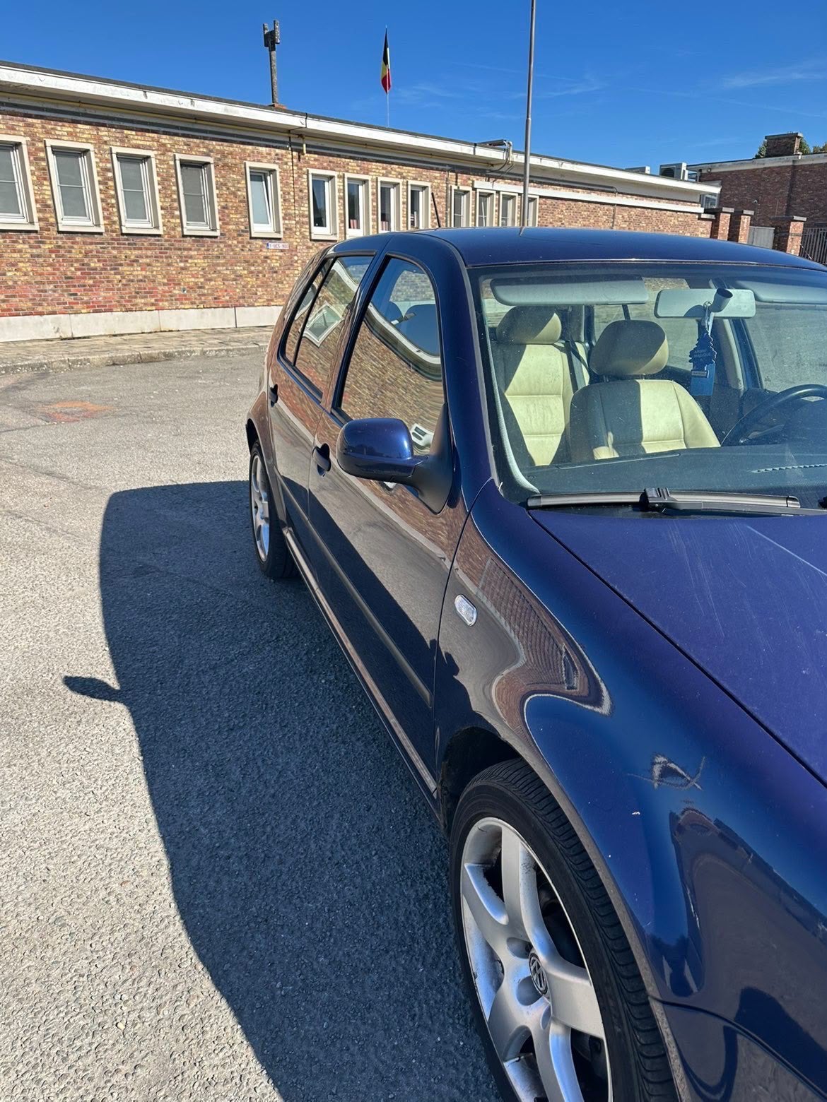 Golf 4 1.9 tdi export automaat, 4 cilinders, Blauw, Leder, Overige kleuren