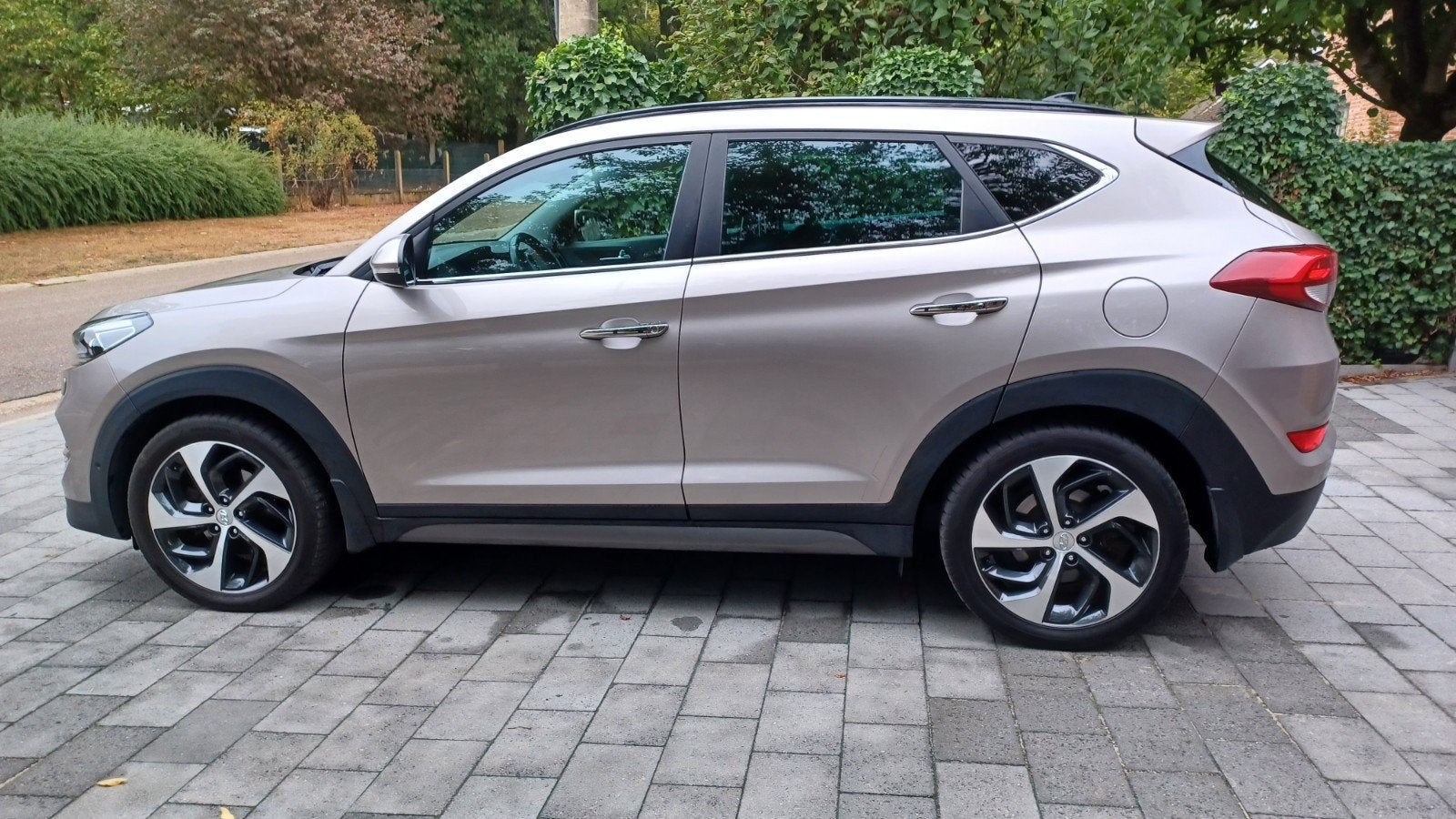 Hyundai Tucson. benzine.automaat., Automaat, Lederen bekleding, Leder, 5 deurs
