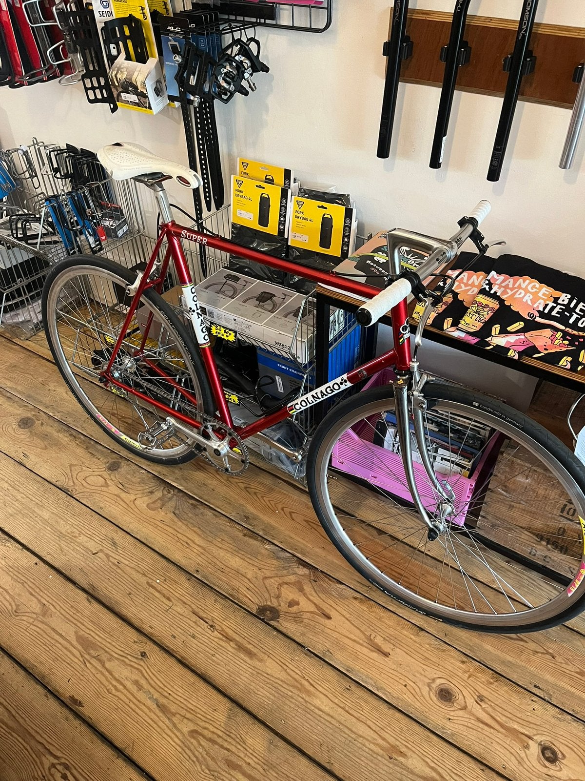 Colnago Super Profil Single speed Build, 55 tot 59 cm, Ophalen, Velgrem, Jaren '60 of nieuwer