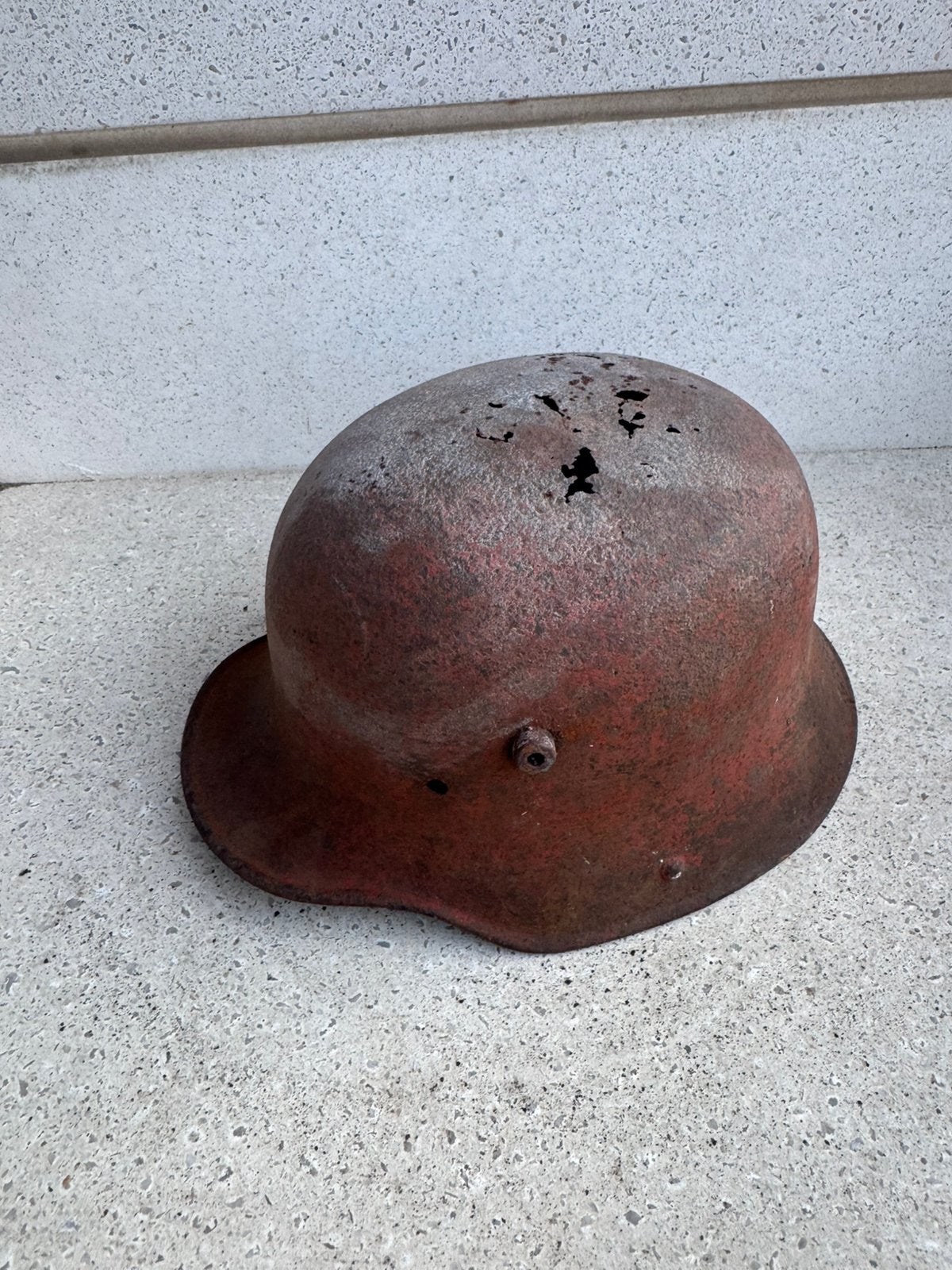 Wo1 Duitse helm, Ophalen of Verzenden