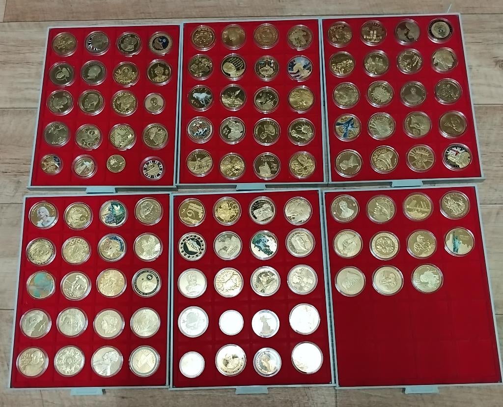 PENNING MUNTEN / 111 MUNTEN, Postzegels en Munten, Penningen en Medailles, Ophalen