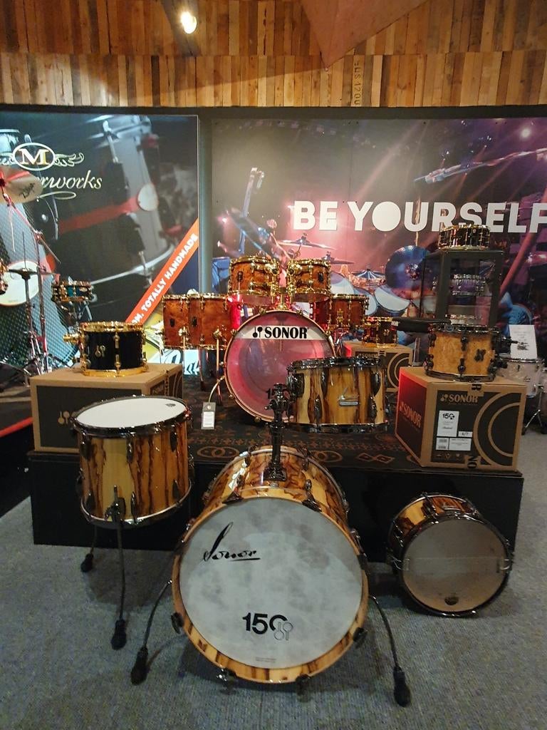 Sonor 150th Anniversary Craftsmen's set: African Marble., Musique & Instruments, Batteries & Percussions, Enlèvement ou Envoi