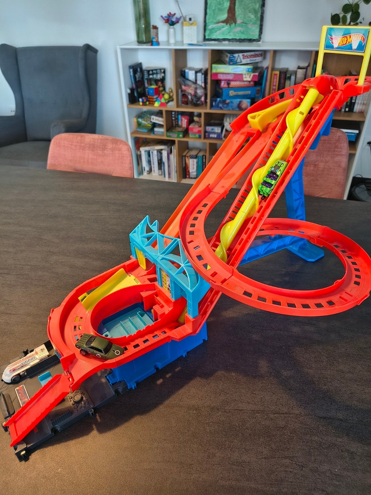 Hot Wheels automatische lift, Électrique, Comme neuf, Enlèvement, Circuit
