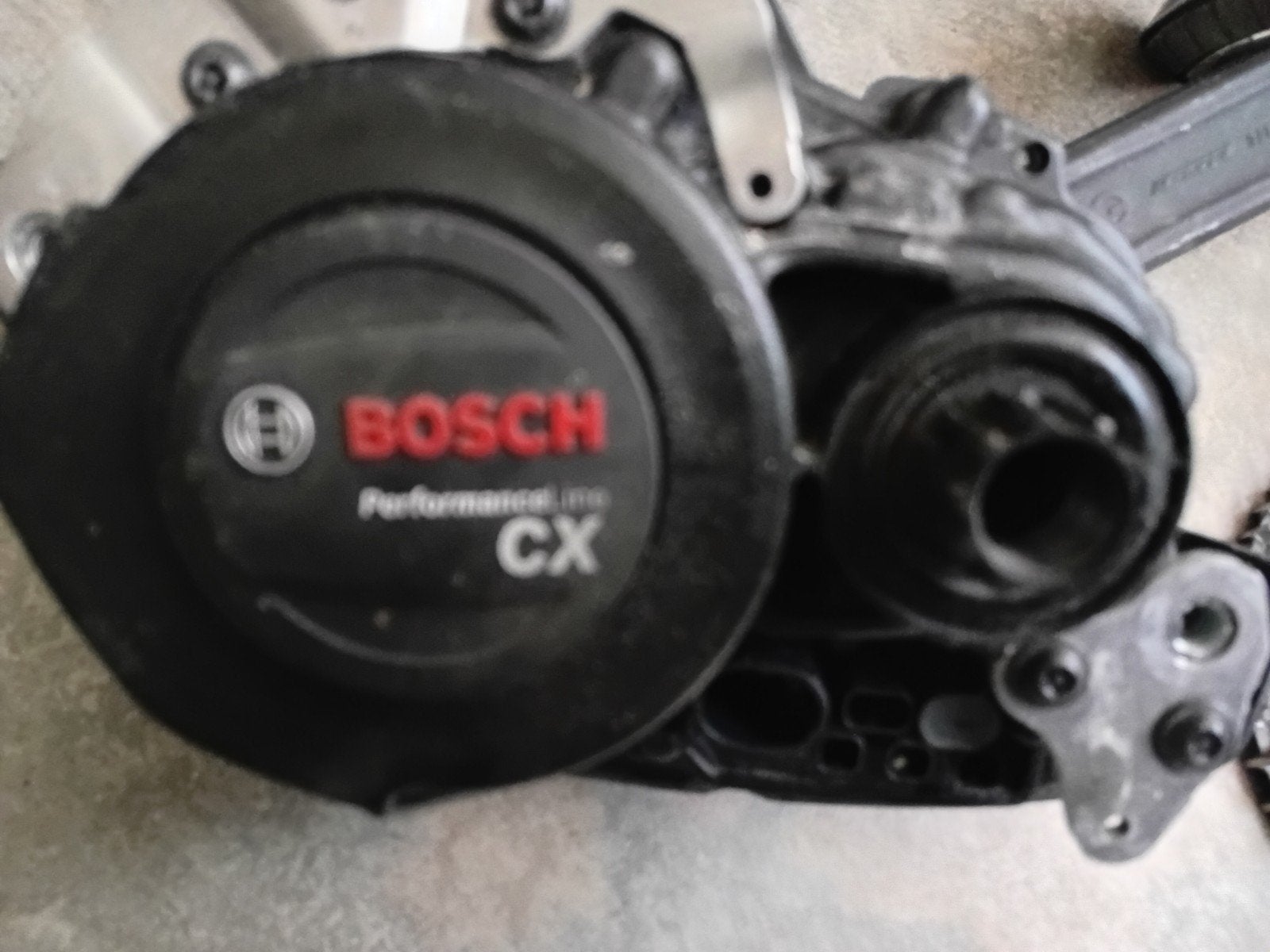 Bosch cx fiets motor, Ophalen