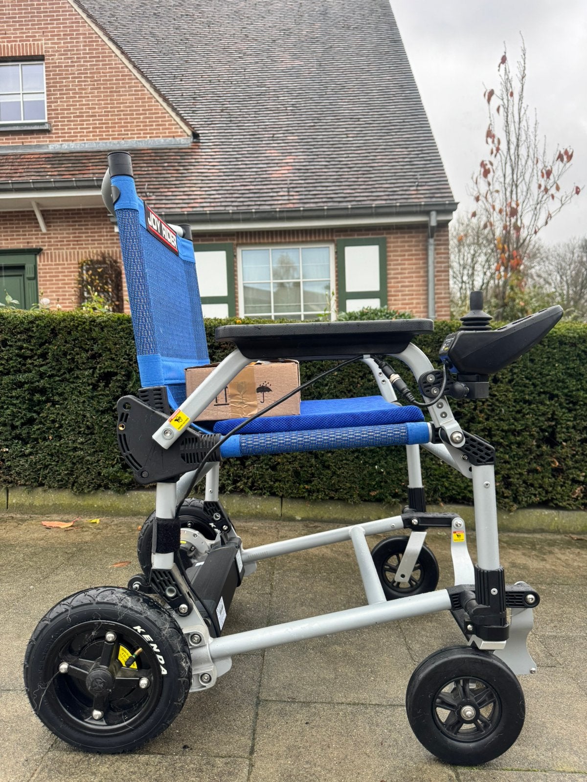 JOY RIDER Electrische Rolstoel – Opvouwbaar Lichtgewicht, Ophalen of Verzenden, Zo goed als nieuw, Elektrische rolstoel