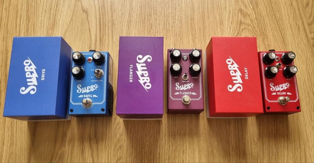 Pédales de guitare marque Supro Drive-Flanger-Delay, Musique & Instruments, Neuf