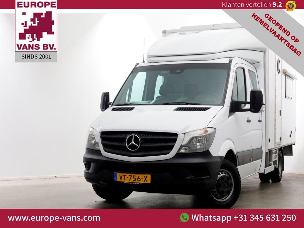 Mercedes-Benz Sprinter 516 CDI 163pk E6 7G Automaat D.C. Bak, Auto's, Bestelwagens en Lichte vracht, Automaat, Wit, Mercedes-Benz