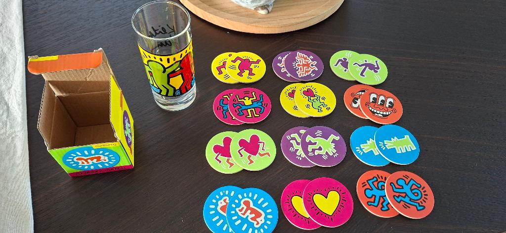 Keith Haring. South park. 12€/set, Ophalen of Verzenden, Nieuw, Waterglas