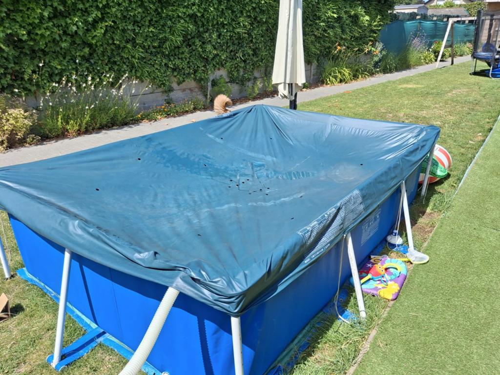 Zwembad Intex B200L300H75 incl. zeil en pomp, Tuin en Terras, Ophalen