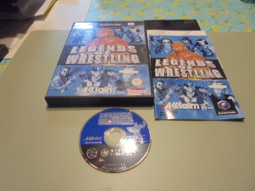 Nintendo Gamecube Legends of Wrestling (CIB), Games en Spelcomputers, Vechten, Verzenden, Zo goed als nieuw, 3 spelers of meer
