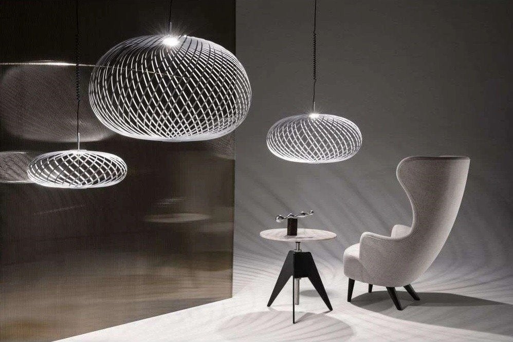 Tom Dixon – Design Spring Hanglamp Large Silver (Nieuw)-50%, Maison & Meubles, Lampes | Suspensions, Enlèvement ou Envoi, Neuf