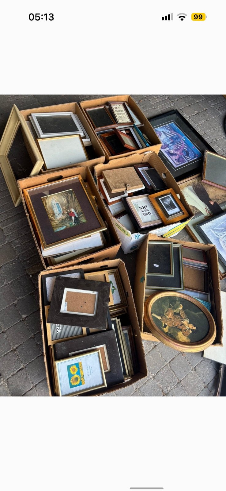 Grote partij vintage kadertjes kaders kader fotolijsten, Audio, Tv en Foto, Ophalen, Zo goed als nieuw