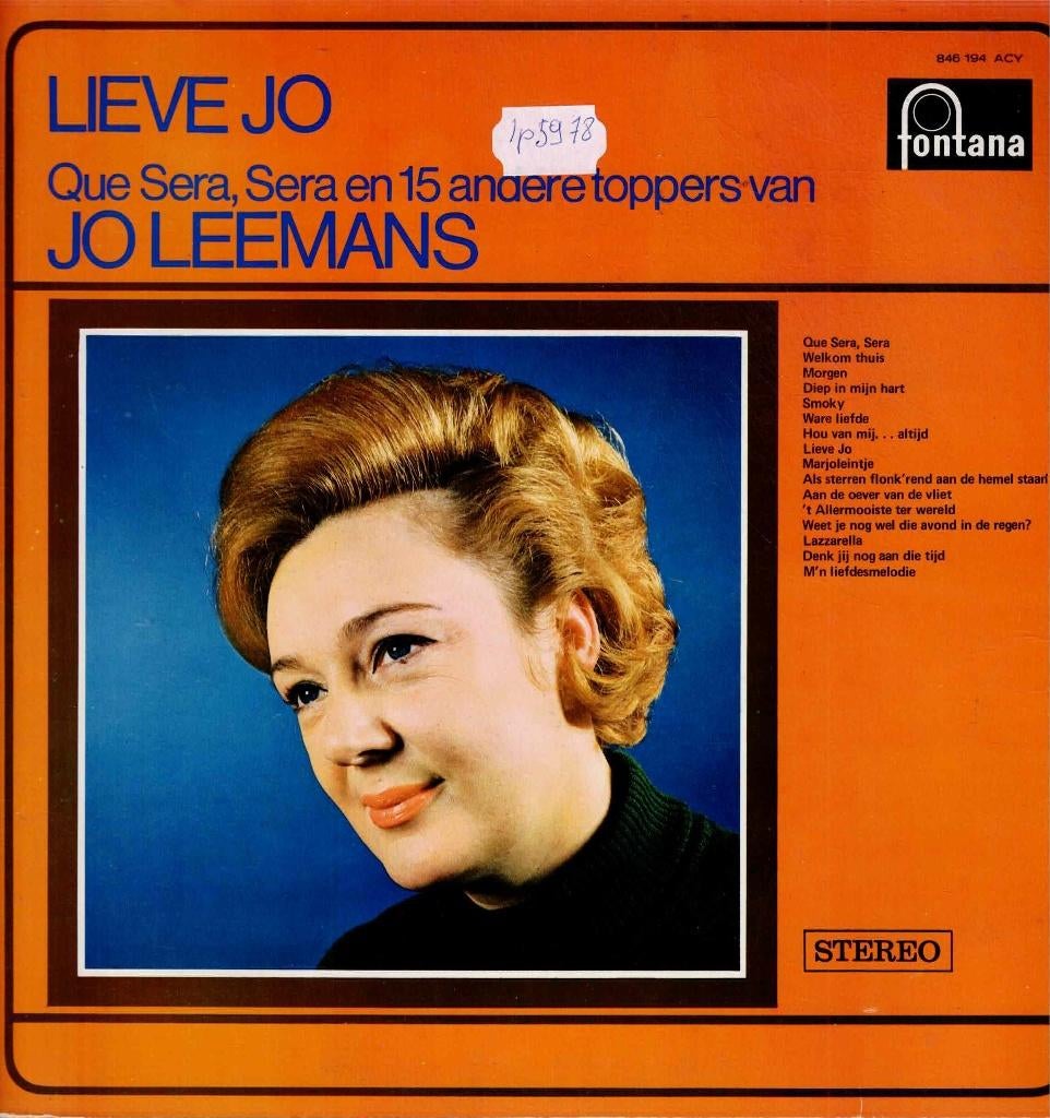 vinyl  lp  /  lieve jo jo leemans, Ophalen of Verzenden, Overige formaten