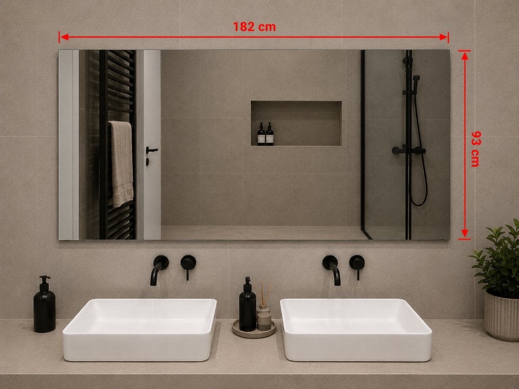 spiegel, Huis en Inrichting, Woonaccessoires | Spiegels, Ophalen, Zo goed als nieuw, 75 tot 100 cm, 150 tot 200 cm