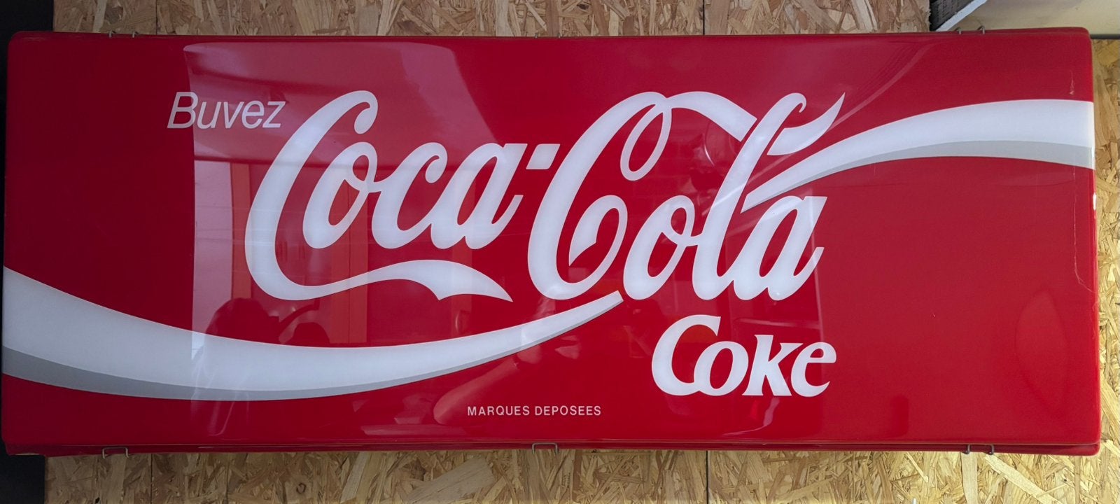 Coca~Cola enseigne lumineuse, Collections, Enlèvement ou Envoi, Utilisé, Panneau publicitaire