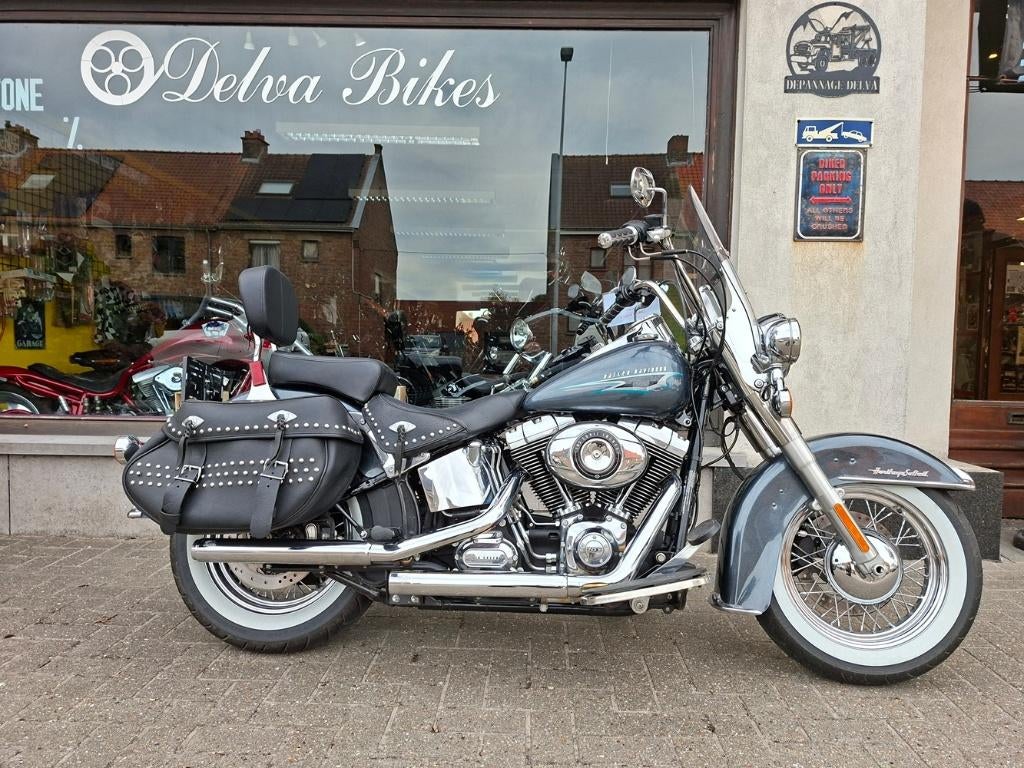 HARLEY heritage flstc -2015 -12139 KM, Motoren, 2 cilinders, Chopper, Bedrijf, Meer dan 35 kW