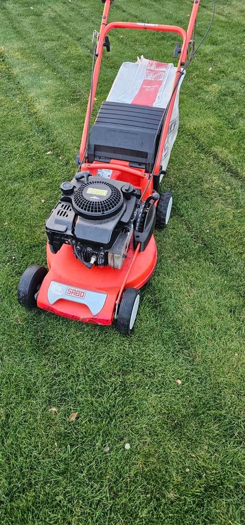 Sabo grasmaaier zelftrekker, Cirkelmaaier, Gebruikt, 40 t/m 49 cm, Ophalen
