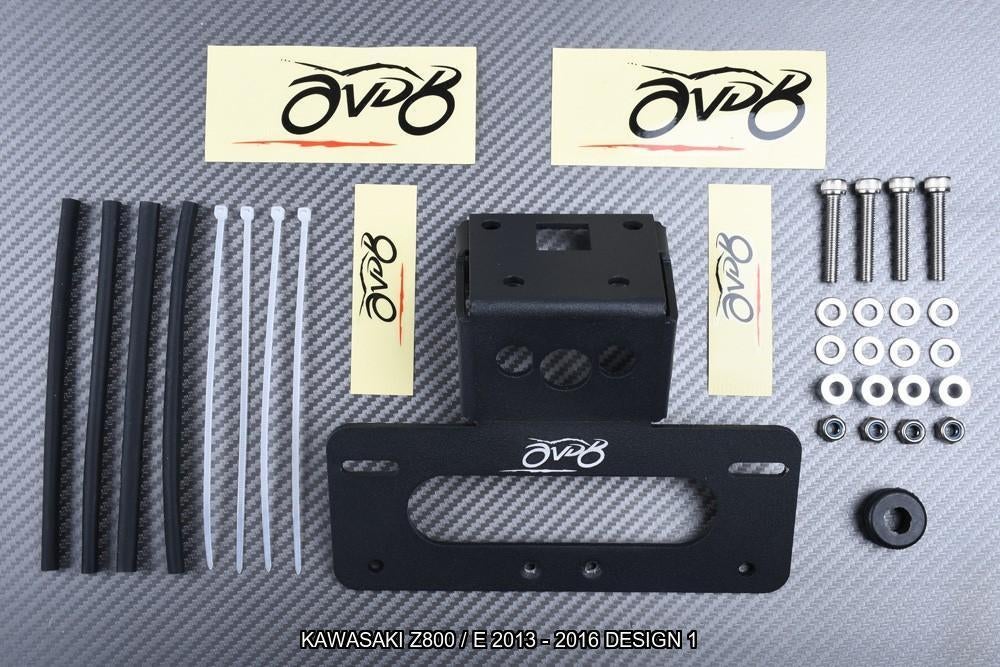 Support de plaque Court KAWASAKI Z800 / Z800E 2013 - 2016