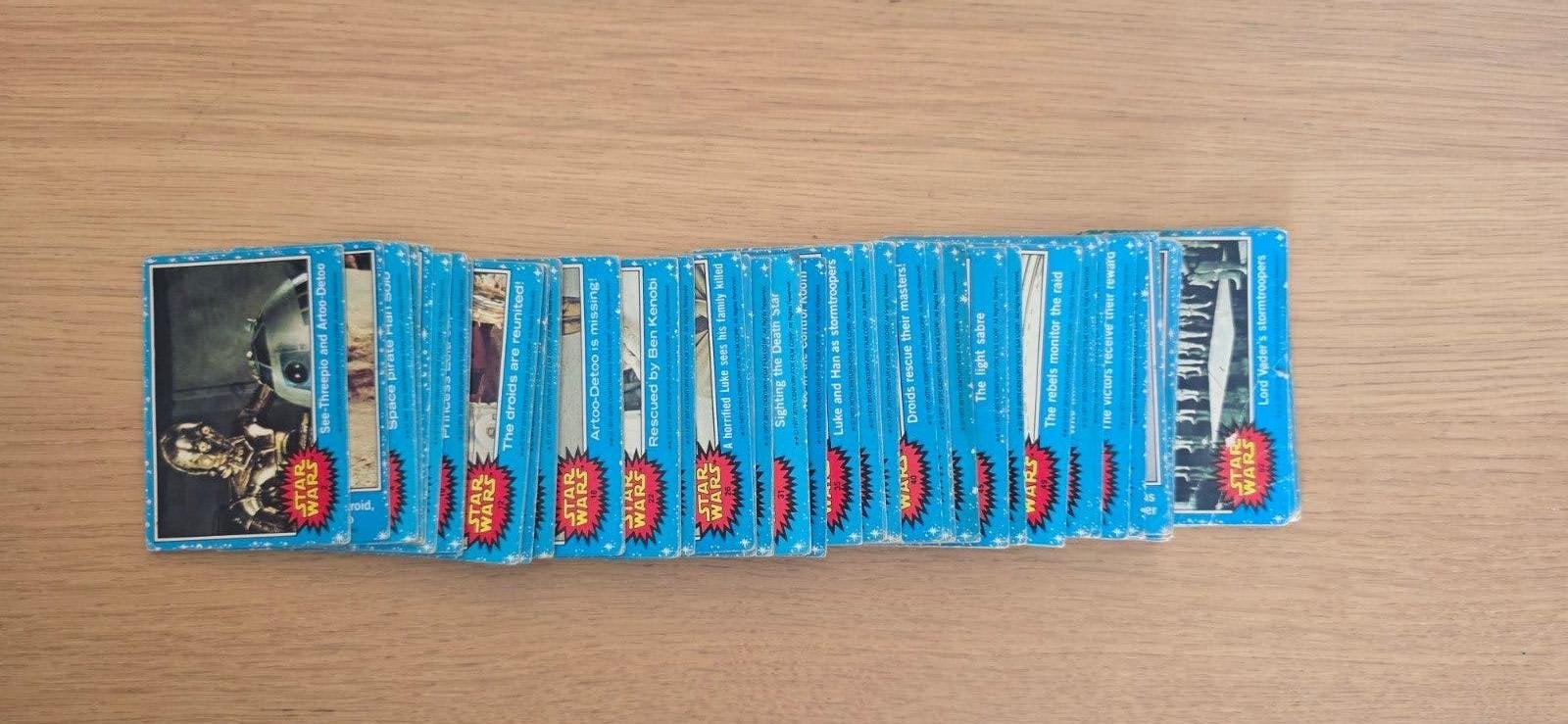 Star Wars TOPPS 1977, Ophalen of Verzenden, Gebruikt