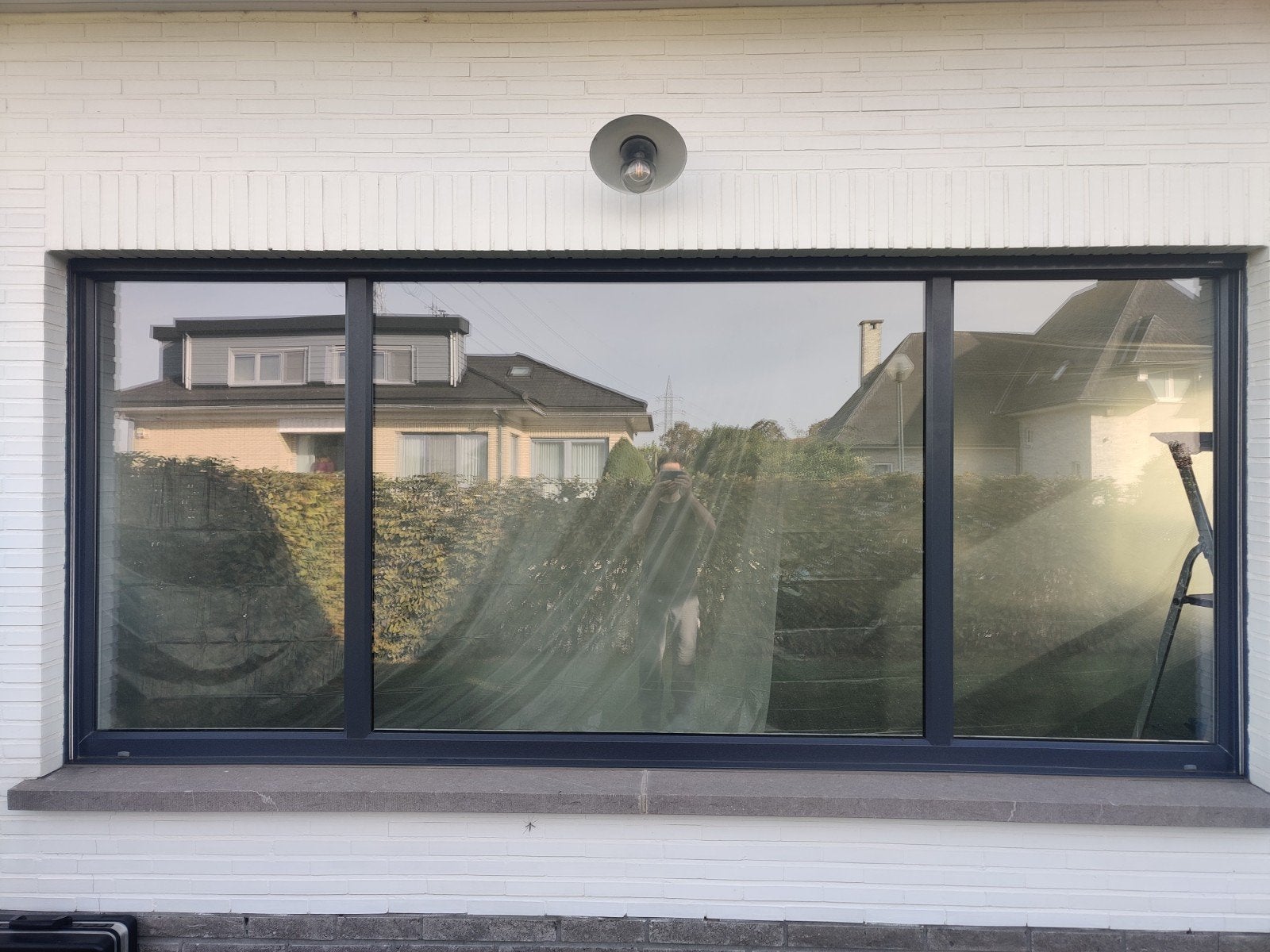 châssis fixe double vitrage 3600x1560 mm anthracite, Bricolage & Construction, Enlèvement