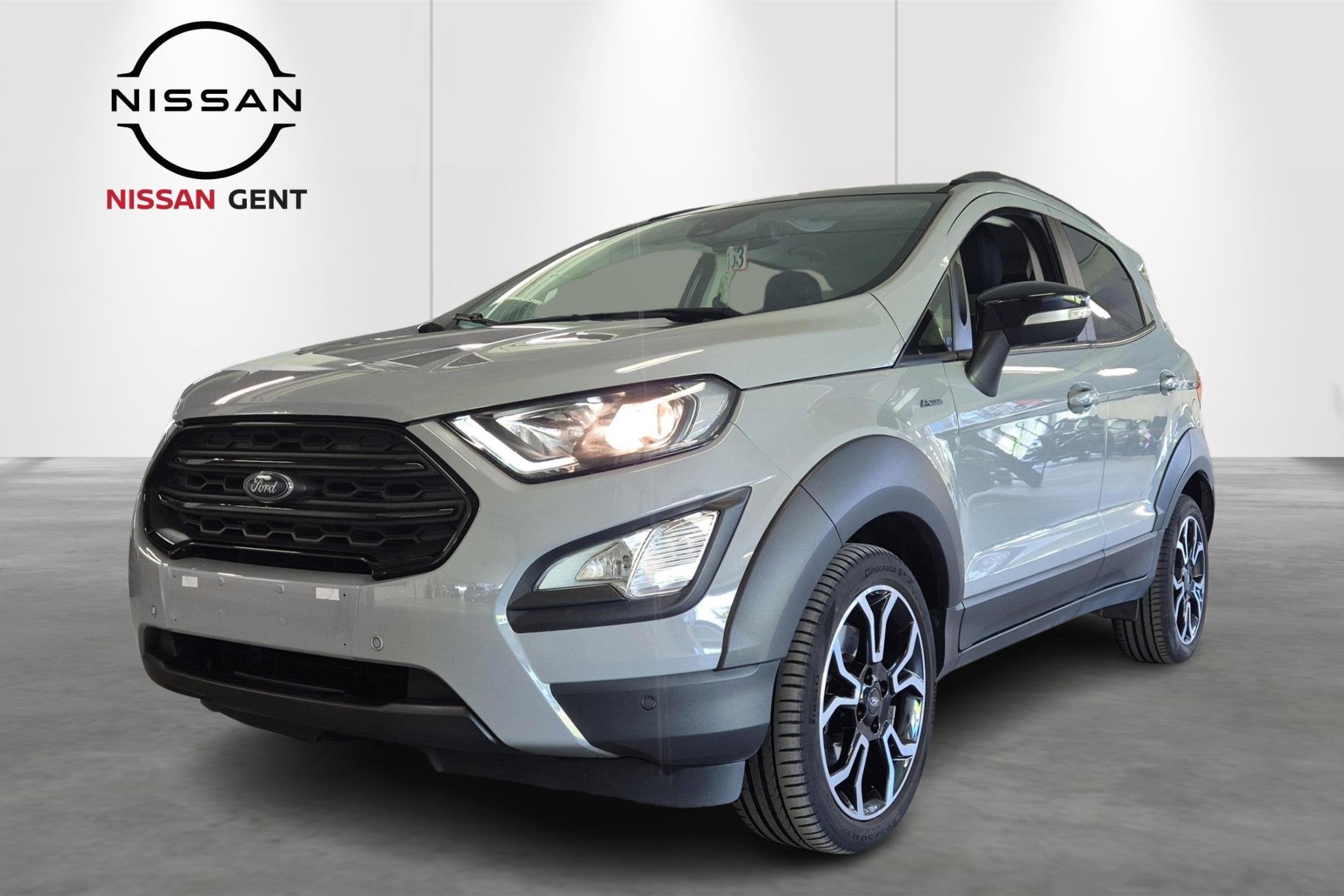 Ford Ecosport 1.0i EcoBoost 92kW Active Leder/Parkeersensore, Auto's, Ford, Voorwielaandrijving, Gebruikt, Zwart, Ecosport
