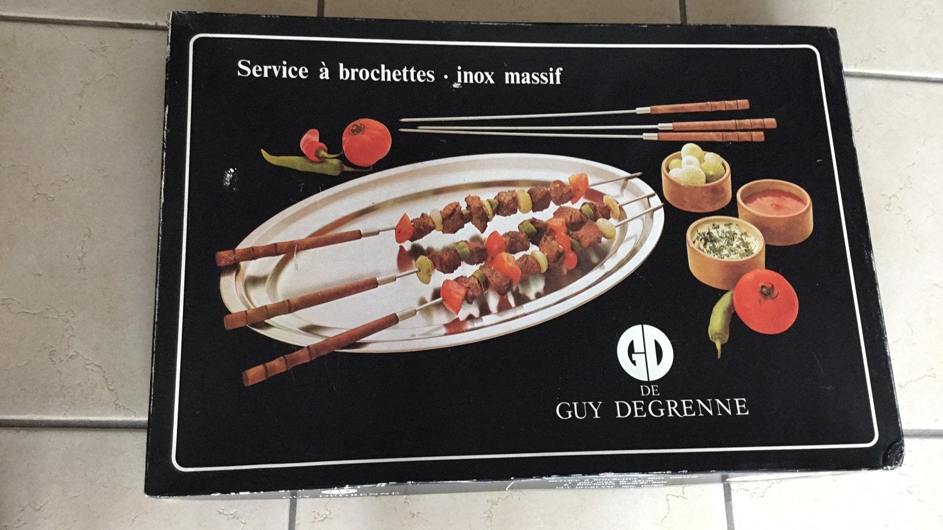 Service à brochettes - inox massif, Enlèvement ou Envoi