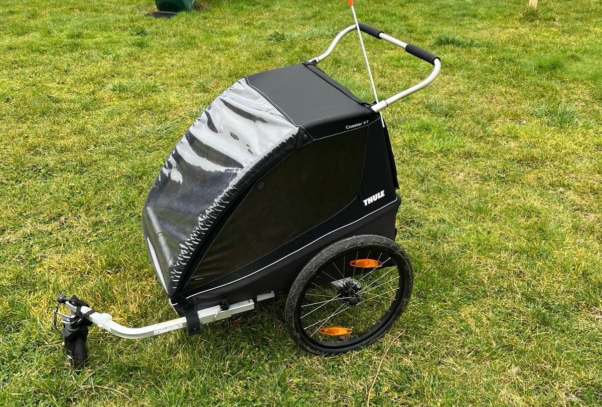 Fietskar Thule Coaster XT2, Vélos & Vélomoteurs, Enlèvement, Comme neuf, Remorque pour enfant