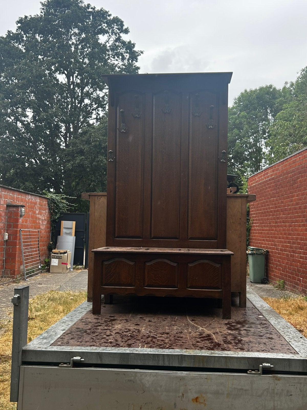 Kapstok, Huis en Inrichting, Ophalen, Gebruikt, Hout, Staande kapstok