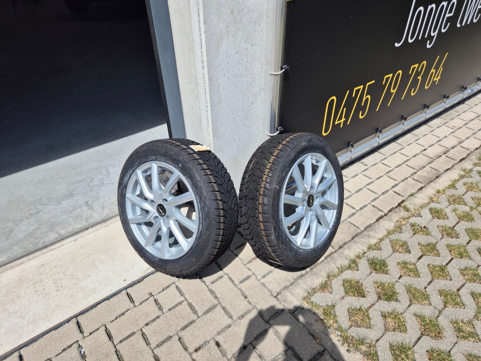 4 NIEUWE VELGEN MET WINTERBANDEN OPEL CORSA, Auto-onderdelen, Banden en Velgen, Ophalen, 16 inch, Banden en Velgen, Nieuw