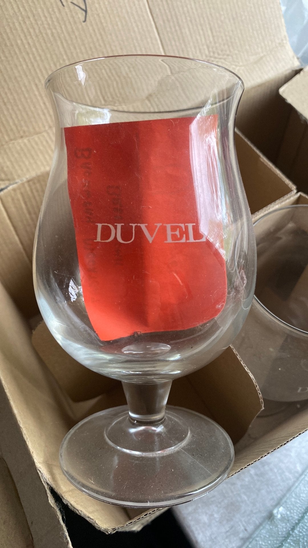 2 oude duvel glazen, Enlèvement ou Envoi, Comme neuf, Duvel