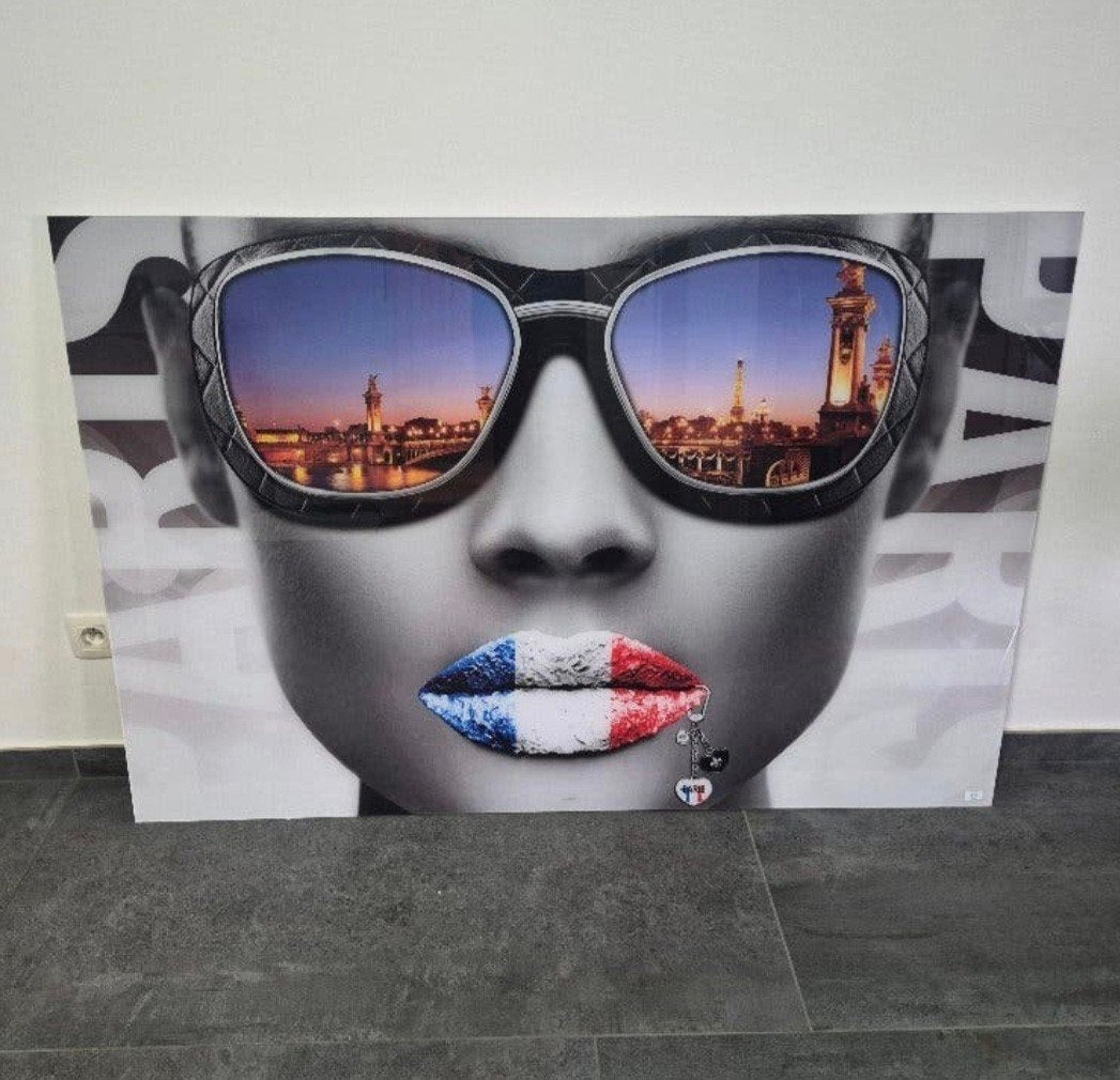 Jean Raphael X Cobra Art Plexiglas Kunstwerk "Musa Paris" –, Ophalen, Portret