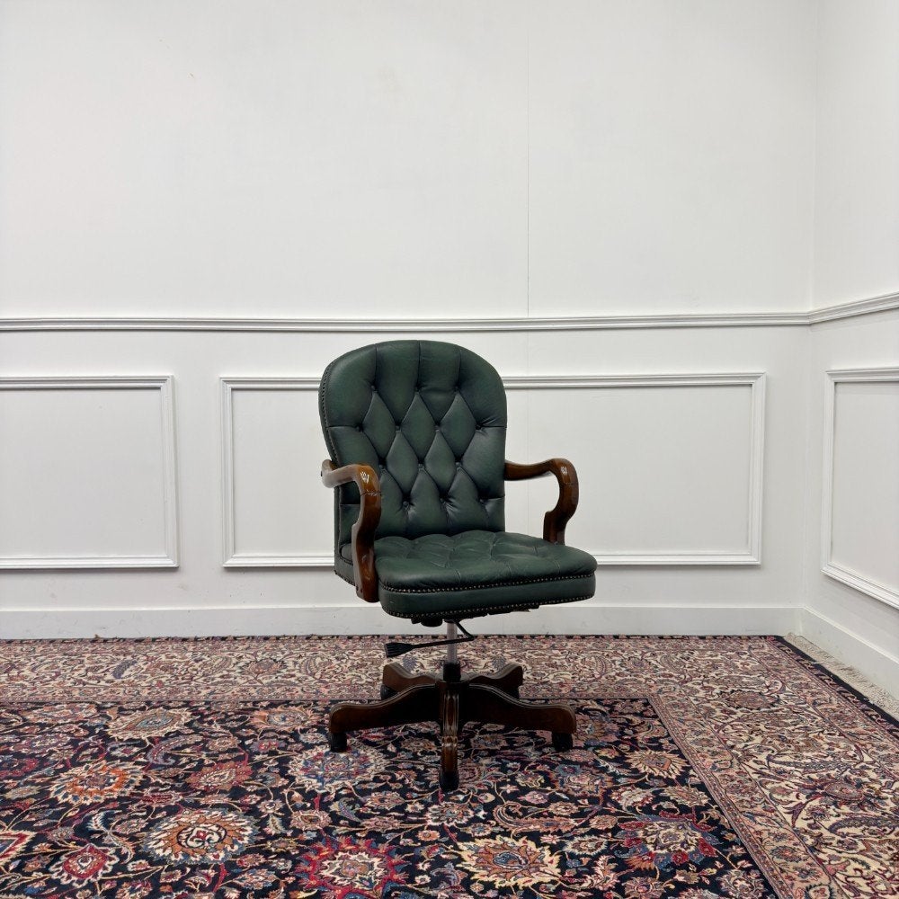 Klassiek Engels Chesterfield Bureaustoel, Enlèvement