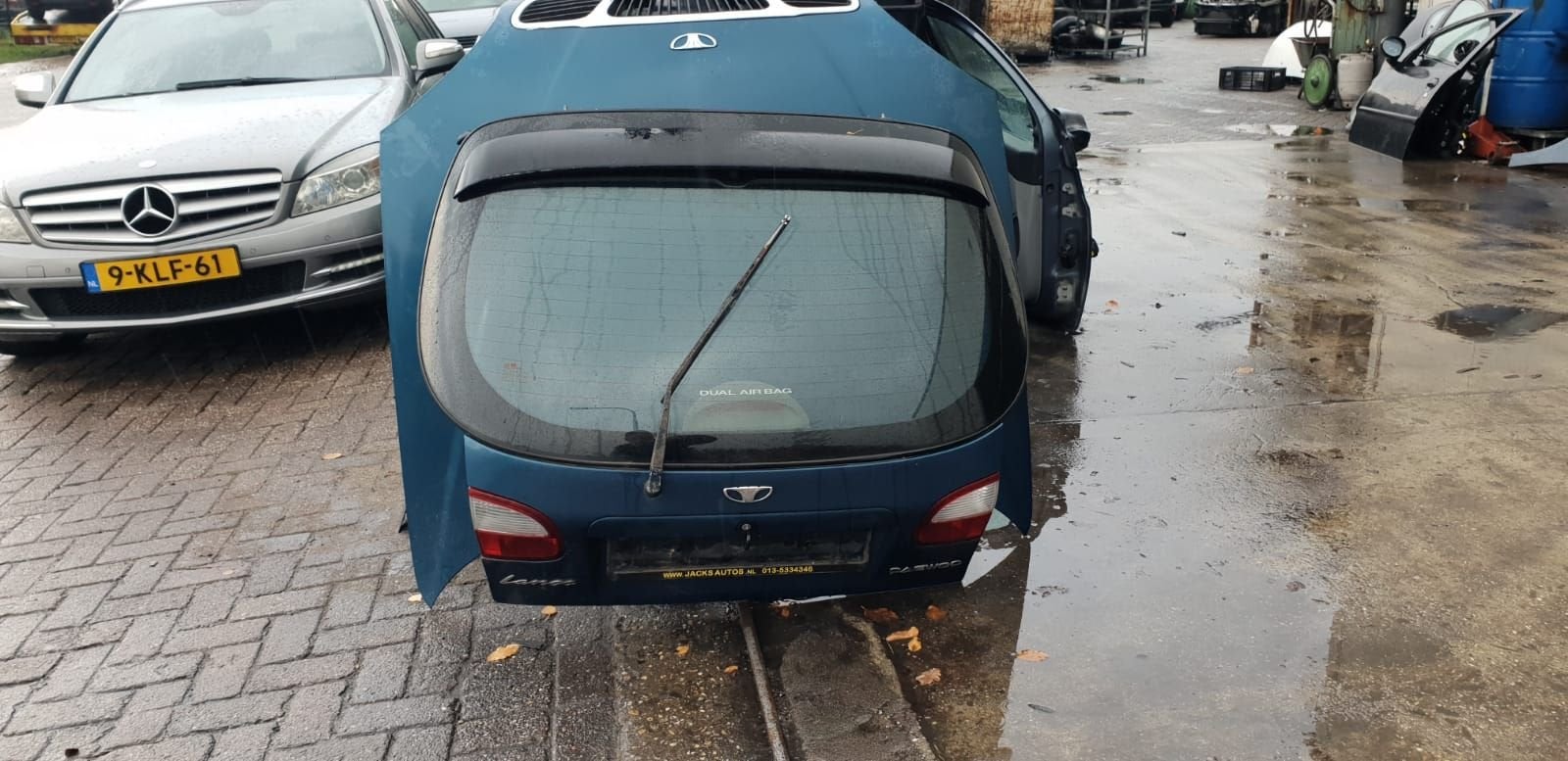 DAEWOO LANOS HB  ACHTERKLEP BJ 2002, Gebruikt, -, Ophalen of Verzenden, Achter