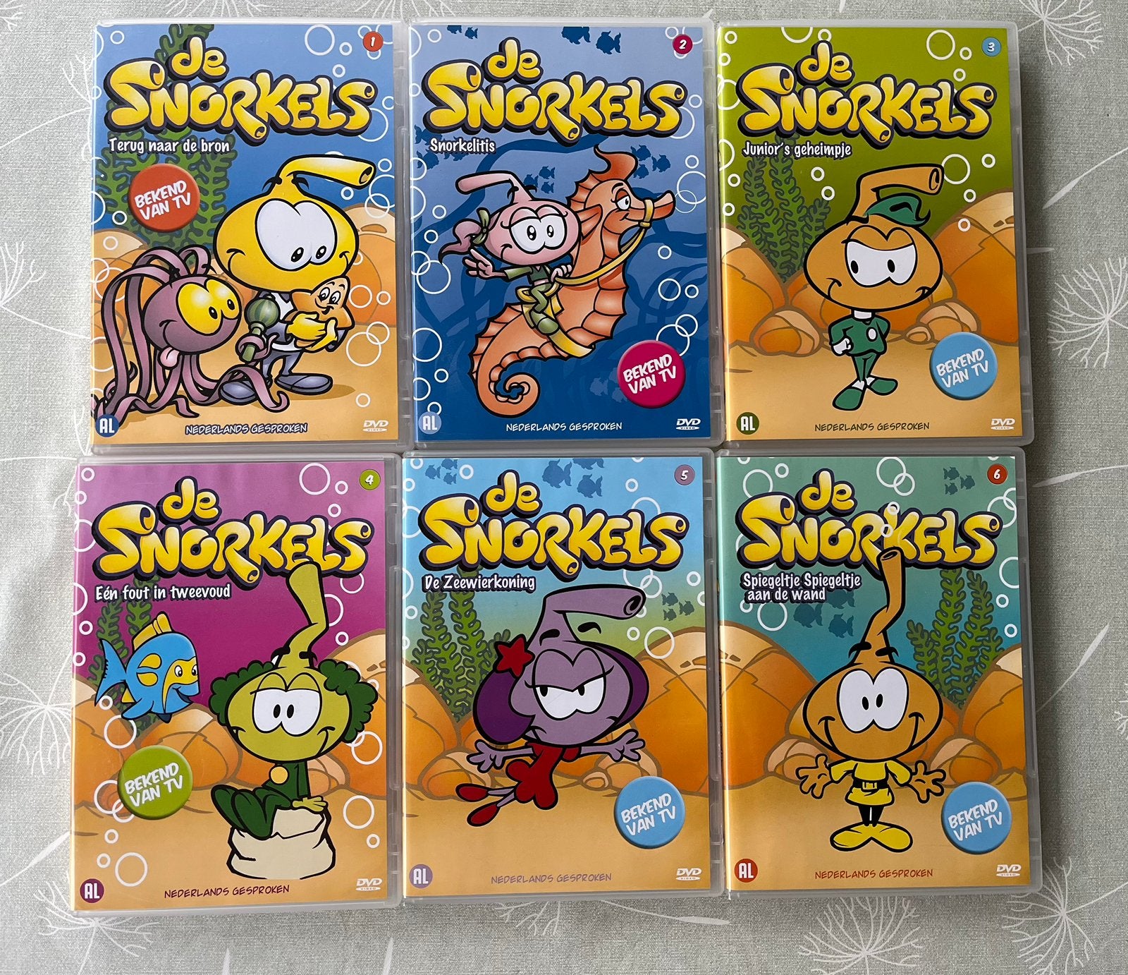 DVD De Snorkels Deel 1 tem 6, Enlèvement ou Envoi, Dessin animé, Tous les âges, Américain