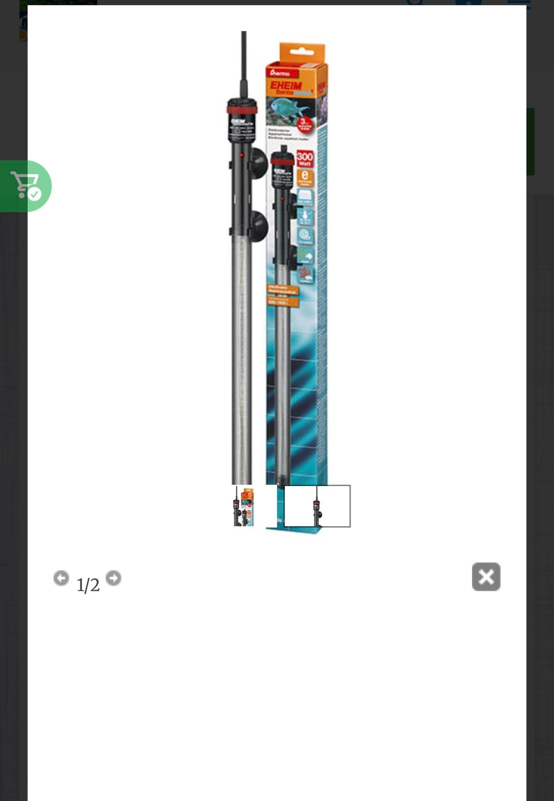 2x Eheim verwarming staaf 300w, Ophalen, Verwarming, Zo goed als nieuw, Eheim