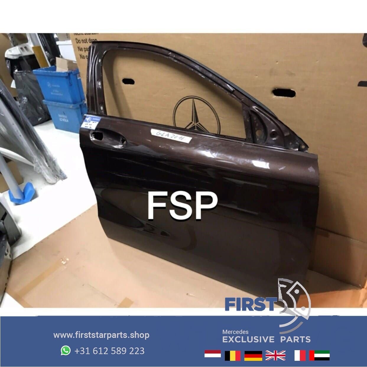 W156 deur RECHTS portier Mercedes GLA 2013-2019 bruin Merced, Utilisé, Porte, Avant, -