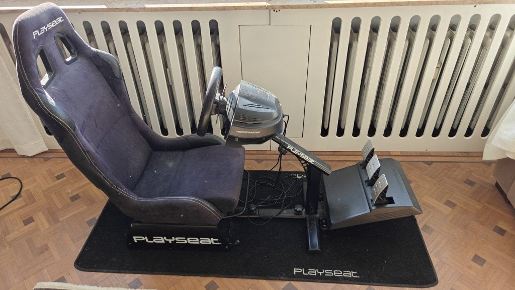Logitech G923 + Playseat Evolution, Games en Spelcomputers, Ophalen, Racestuur, Gebruikt, PC