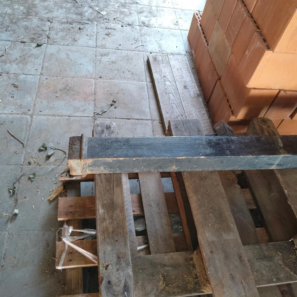 ONDERSTUK REGENAFVOER IN GIETIJZER, 1m., Doe-het-zelf en Bouw, Ophalen, Overige materialen, Gebruikt, Minder dan 2 meter