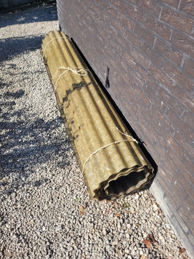 ROL GOLFPLASTIEK, Doe-het-zelf en Bouw, Dakpannen en Dakbedekking, Ophalen, Gebruikt, Kunststof, 10 tot 15 m²