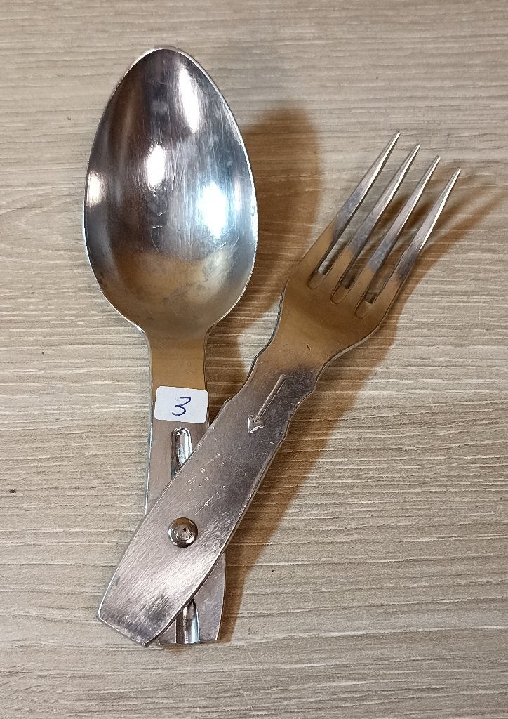 Couvert de campagne pliant Allemand Göffel - WSuCL ww2, Collections, Envoi, Armée de terre, Autres types