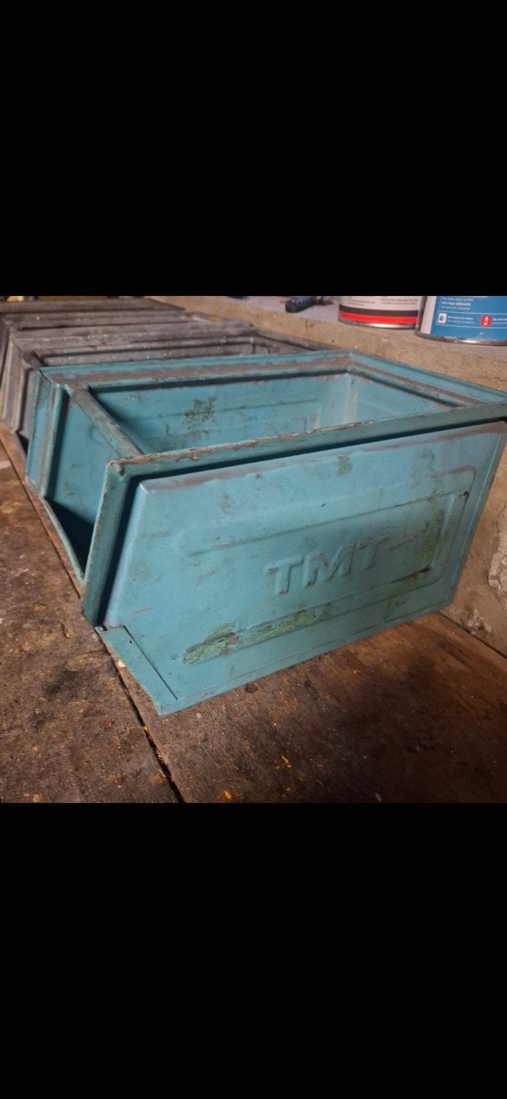 Bacs métalliques de rangement, Bricolage & Construction, Casier, Moins de 35 cm, Comme neuf, Enlèvement