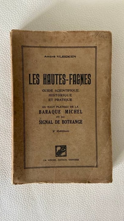 Ancien guide Les Hautes Fagnes Baraque Michel Botrange, 1950, Antiek en Kunst, Antiek | Boeken en Manuscripten, Ophalen of Verzenden