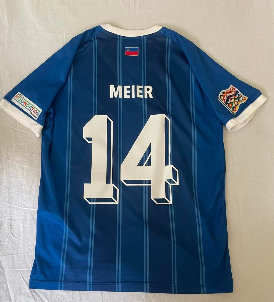 Matchworn shirt Lichtenstein Livio Meier 2024/2025, Ophalen of Verzenden, Zo goed als nieuw, Shirt