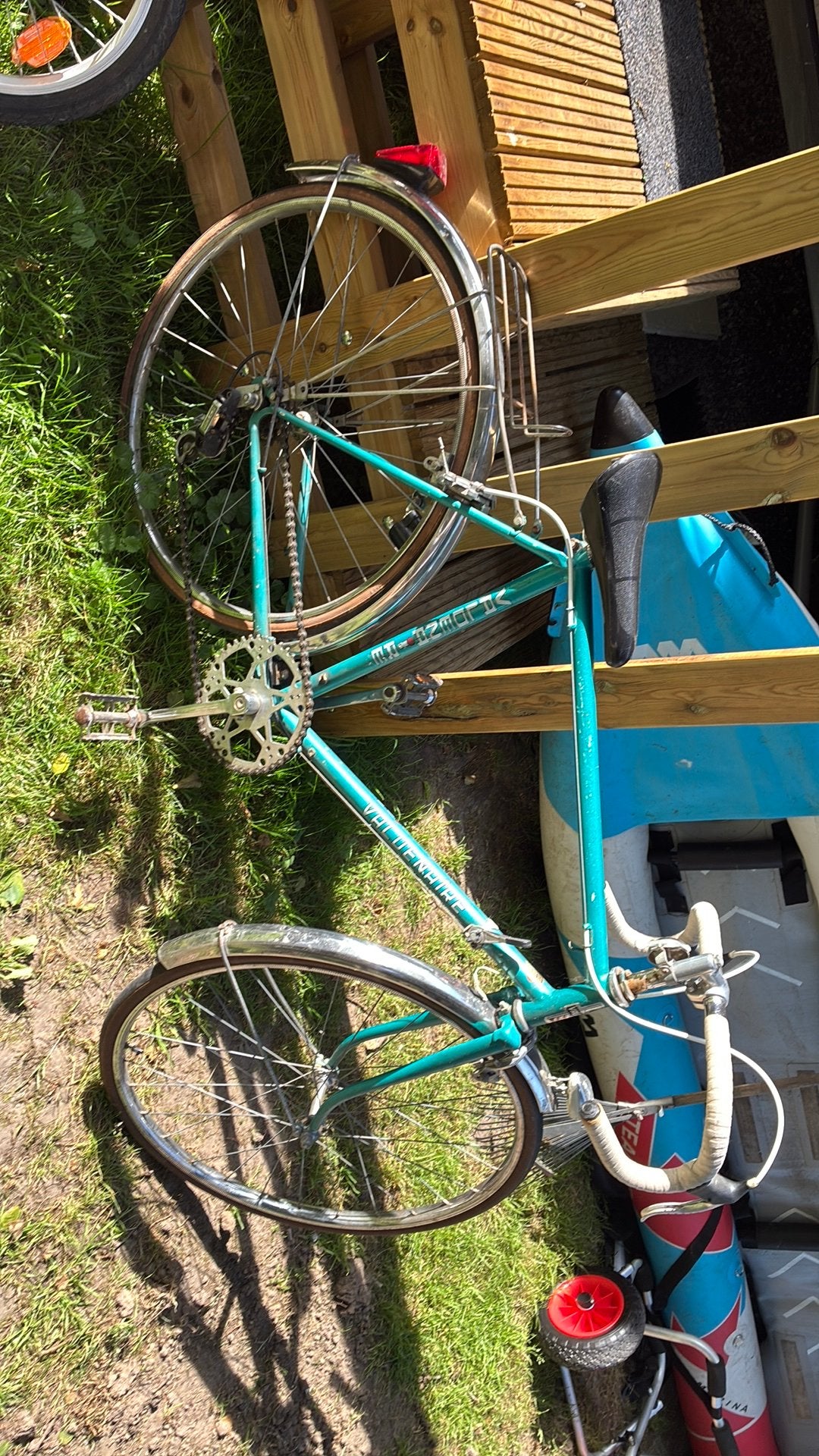 Retro koers fiets, Ophalen