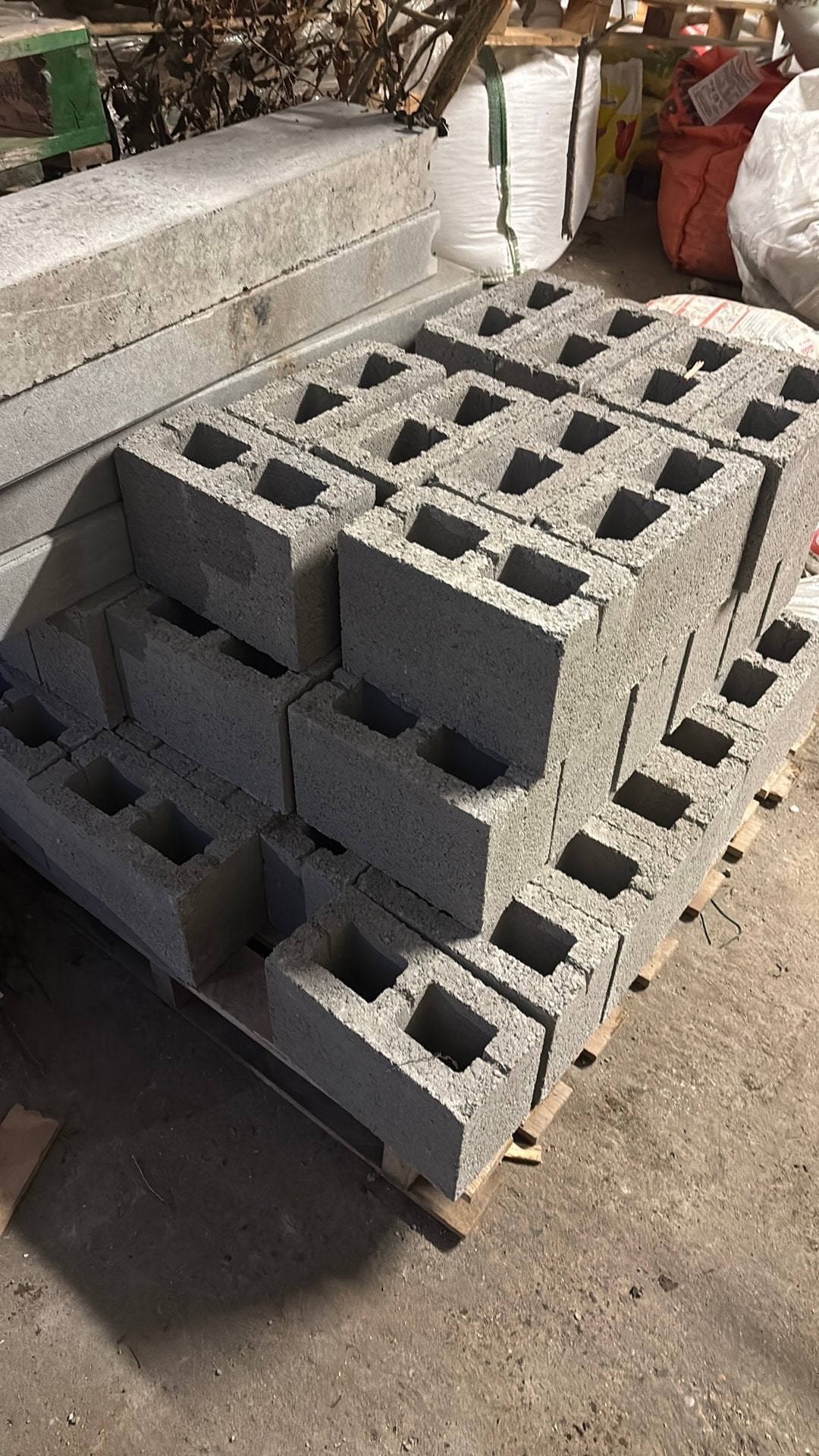 Holle beton blok 29x14x19 te koop, Bricolage & Construction, Enlèvement, Comme neuf, Béton