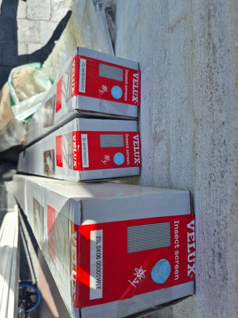 Velux muggen gordijn, Neuf, Moins de 200 cm, Enlèvement, Autres types