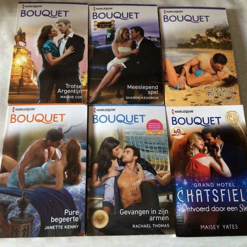 Harlequin Bouquet enz romans, Boeken, Ophalen of Verzenden, Gelezen