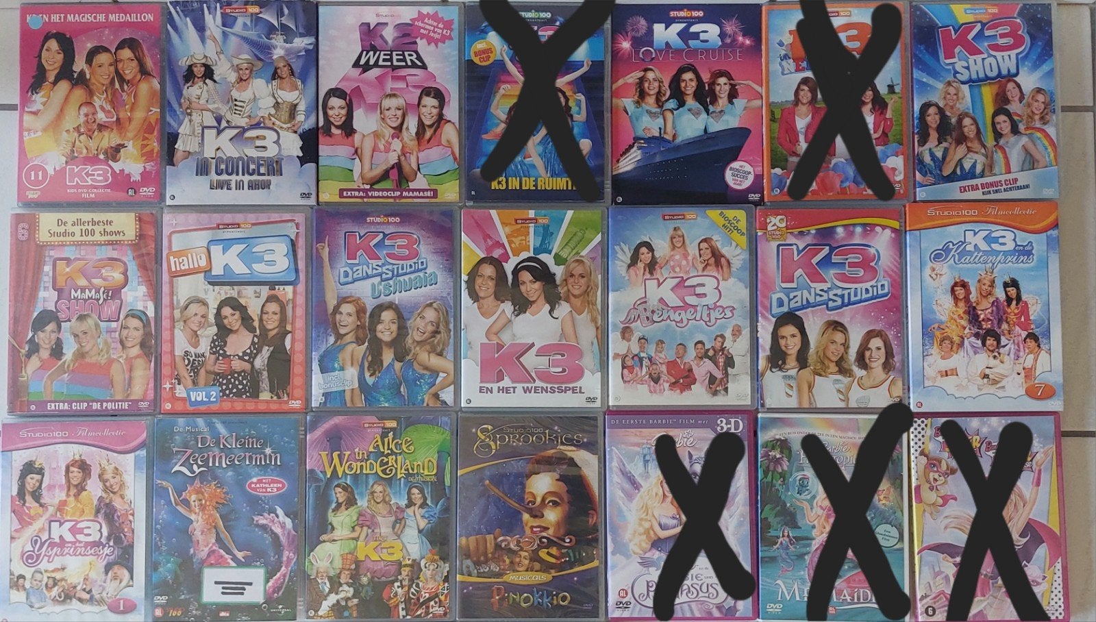 Dvd's K3, Cd's en Dvd's, Dvd's | Kinderen en Jeugd, Show, Ophalen of Verzenden