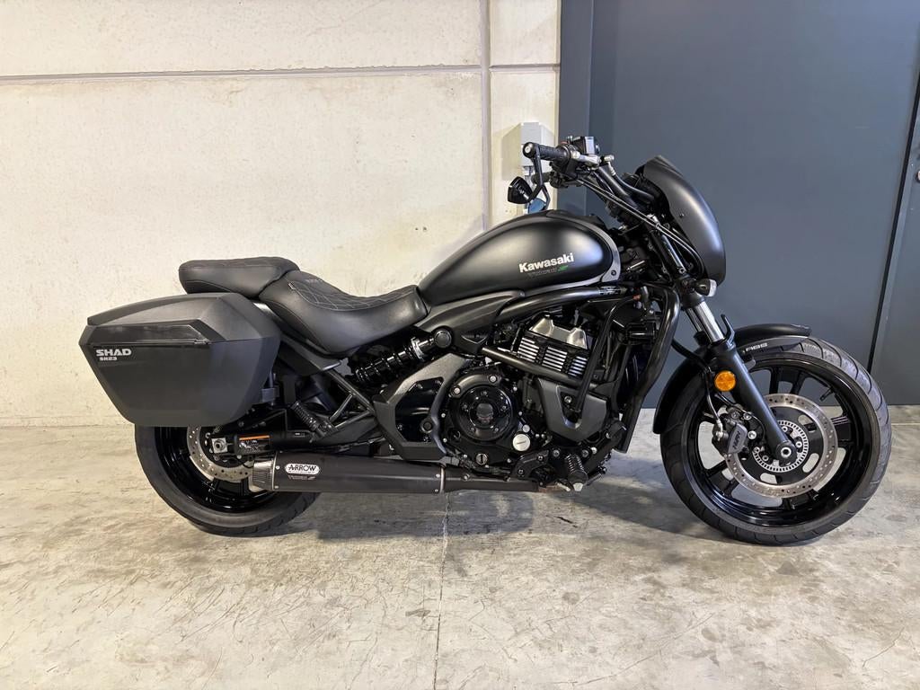 Kawasaki Vulcan S met heel wat extra's (bj 2019), Motoren, Chopper, Bedrijf, 650 cc